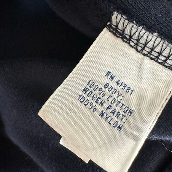 Polo Ralph Lauren Navy Mixed Media Full Zip Jacket Men’s Medium Modern Gropcore - Picture 8 of 9